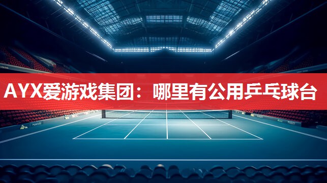 哪里有公用乒乓球台 哪里有公用乒乓球台