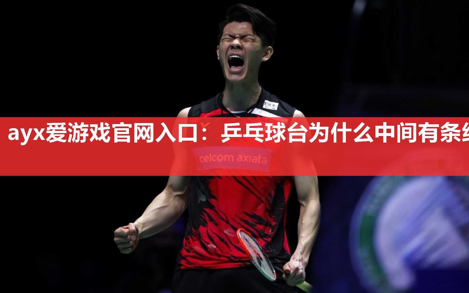 乒乓球台为什么中间有条线 乒乓球台为什么中间有条线