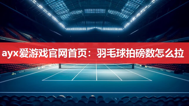 羽毛球拍磅数怎么拉 羽毛球拍磅数怎么拉