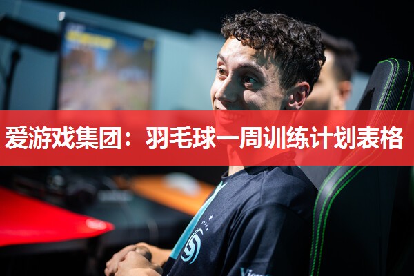 羽毛球一周训练计划表格 羽毛球一周训练计划表格